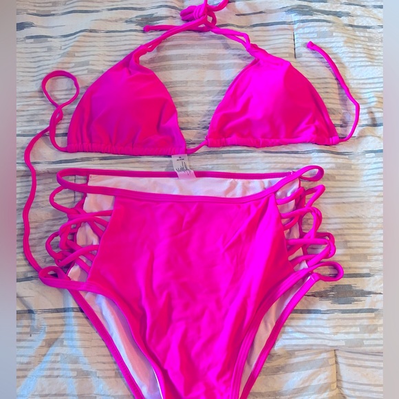 Two Piece High Waisted Bikini - Picture 1 of 4